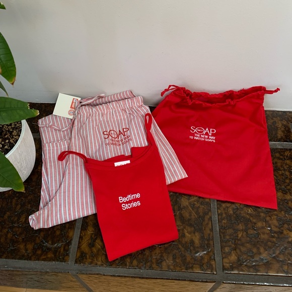 NWT SOAPNET 100% COTTON PAJAMAS and INTIMATES BAG - Picture 7 of 10